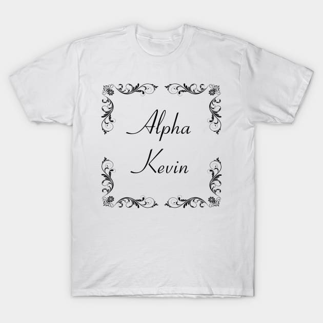Schnörkel - Alpha-Kevin T-Shirt by OboShirts